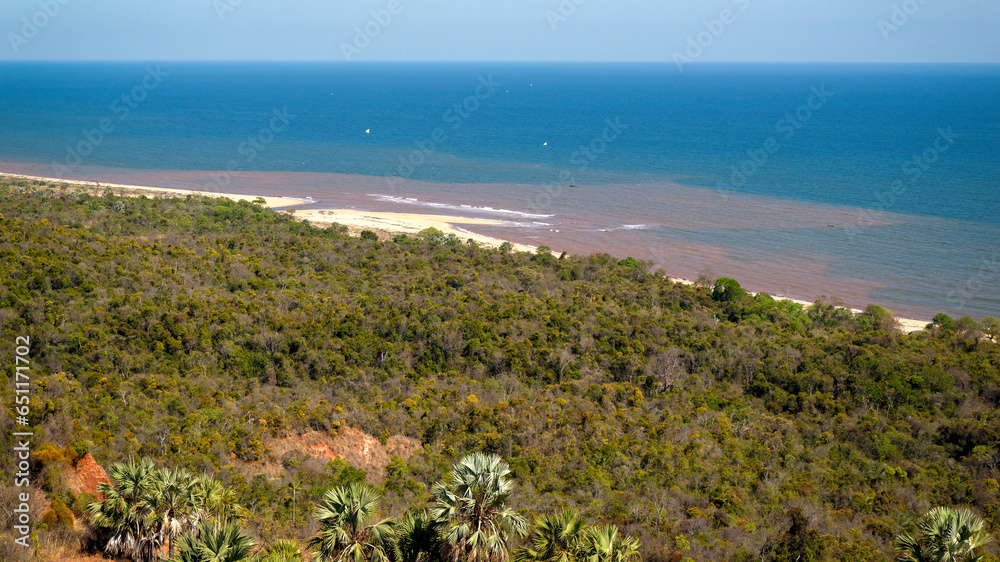 Fotografie Paysage côtier dans l'ouest de Madagascar