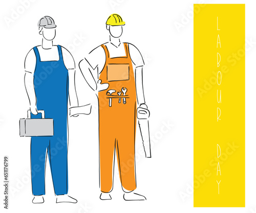labor day illustration