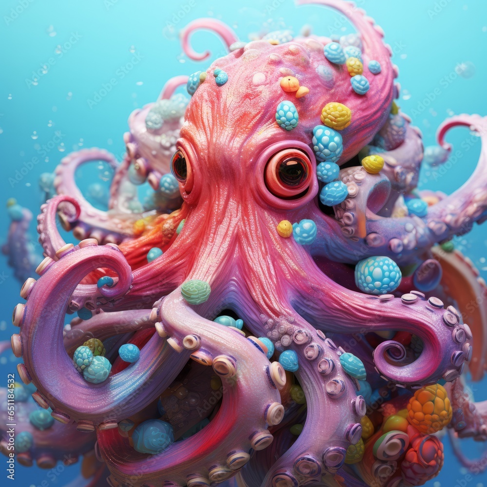 colorful octopus colorful octopus