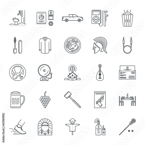 Acoustic, guitar, music, instrument, band, song icon, Airplane, ticket, travel, tour, holidays, tickets icon, Airplane, transport,  machine, movement, transportation icon, set of icons for web design