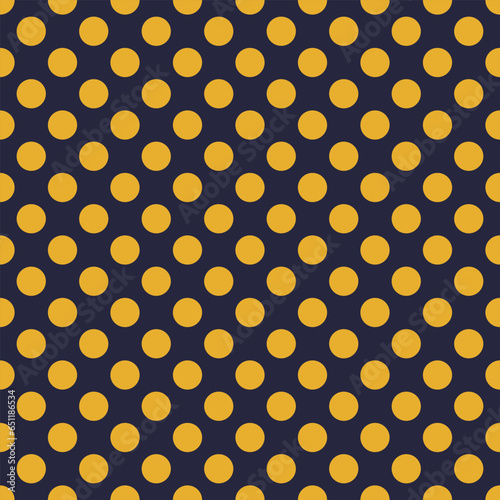 Seamless polka dot pattern. Vector print for fabric background