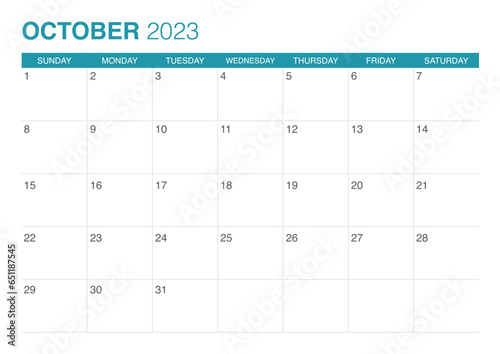 calendar october calendar start on sunday