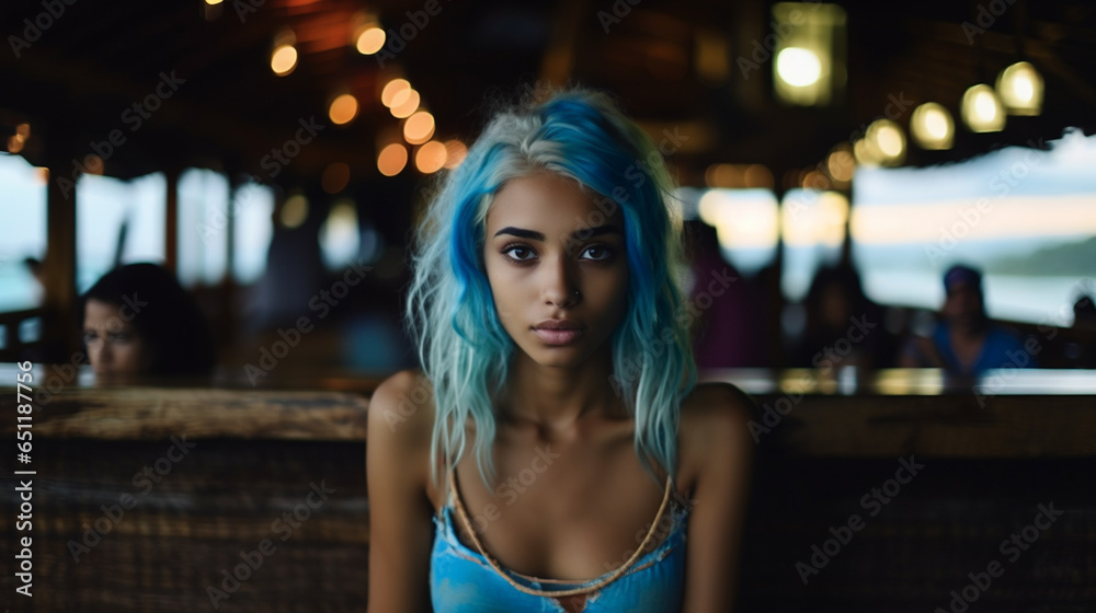 adult woman, 20s 30s, attractive slender beauty multiracial or South American, slim attractive