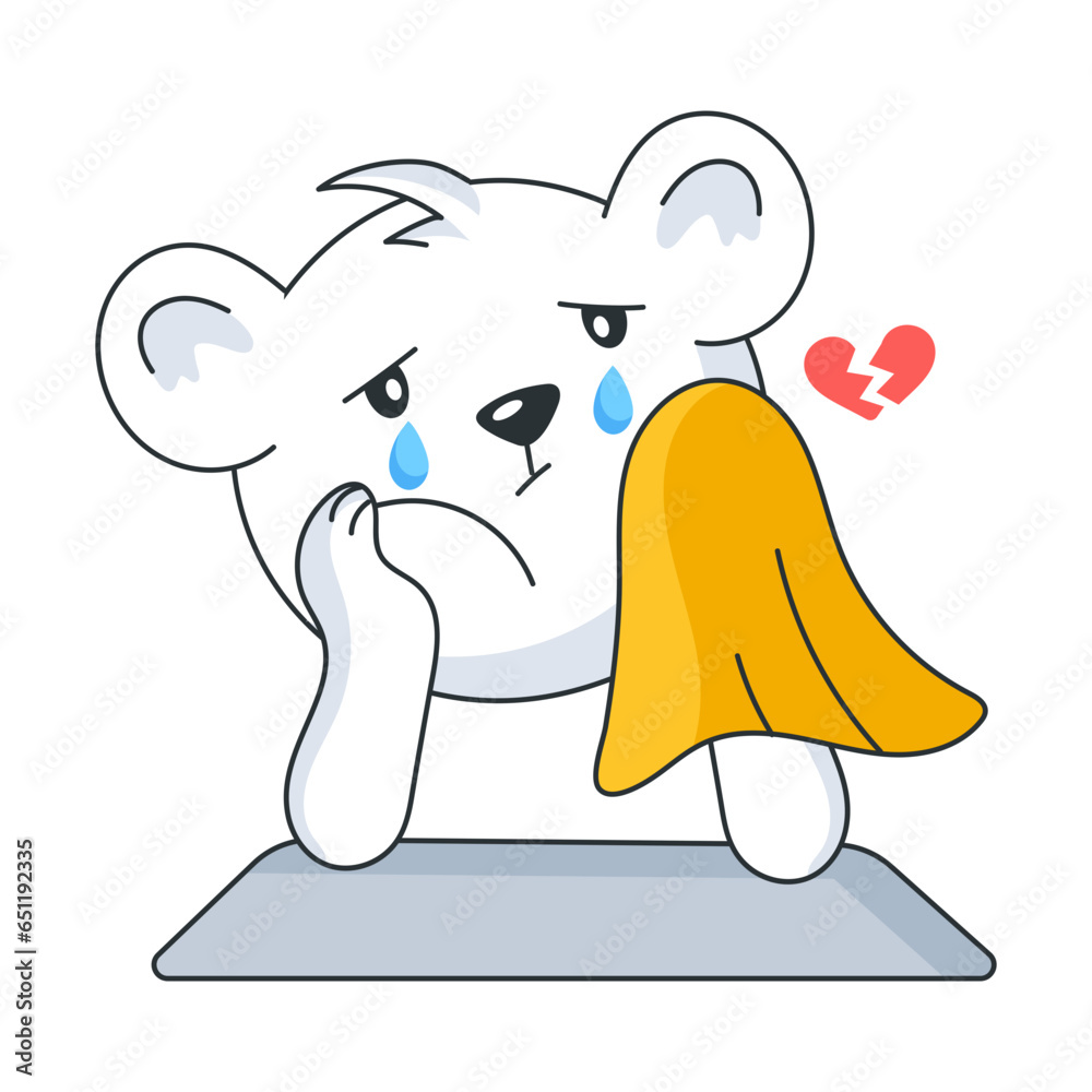 Obraz premium Sad Bear 