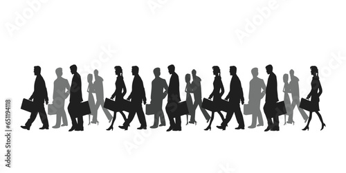 office people silhouettes