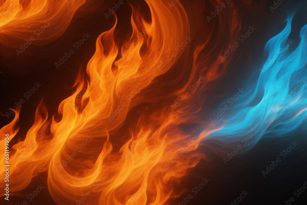 Fototapeta premium fire in the night