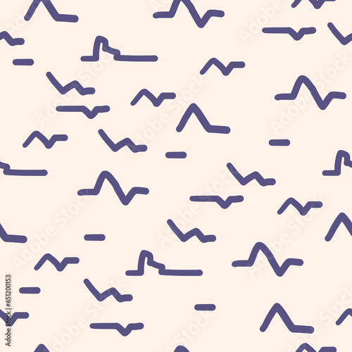 seamless hand-drawn pattern with arrows