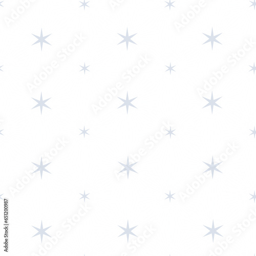 Seamless pattern with stars. Festive pattern with stars on a white background. Printing on textiles, clothing, packaging paper