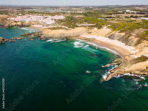 Alteirinho beach on the Odemira district in Alentejo, Portugal photo