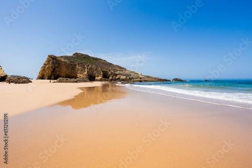 Alteirinho beach on the Odemira district in Alentejo, Portugal photo