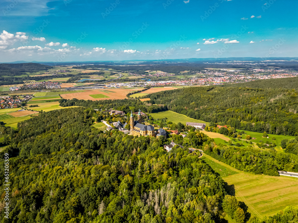 Spätsommerwanderung durch das oberfränkische Land bei Bad Staffelstein - Bayern - Deutschland
