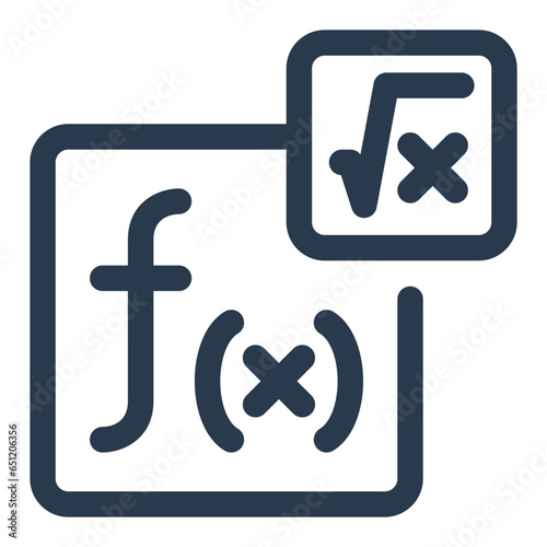 Physics Formula for STEM vector icon