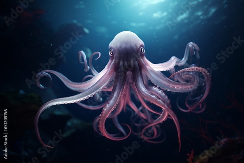 jellyfish in the water  Generative AI