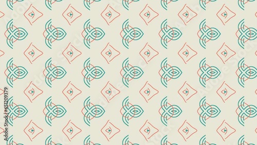 Vintage Animated Abstract Pattern