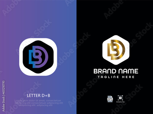 bd letter logo