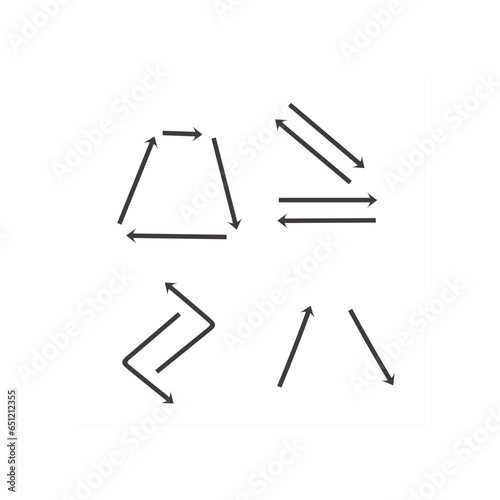 repeat, graph, zag, click, doodle, drawing, package, icon set, back, next, forward, fast, directional, signpost, pointer, rotation, scribble, choice, target, mark, illustration, graphic, vector, web, 