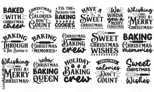 Christmas Baking Quotes Bundle, Pot holder Svg Bundle, Christmas Baking Svg Bundle