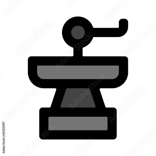 picto logo icones et symbole moulin grinder cafe cafetiere machine a cafe expresso couleur gras marron relief