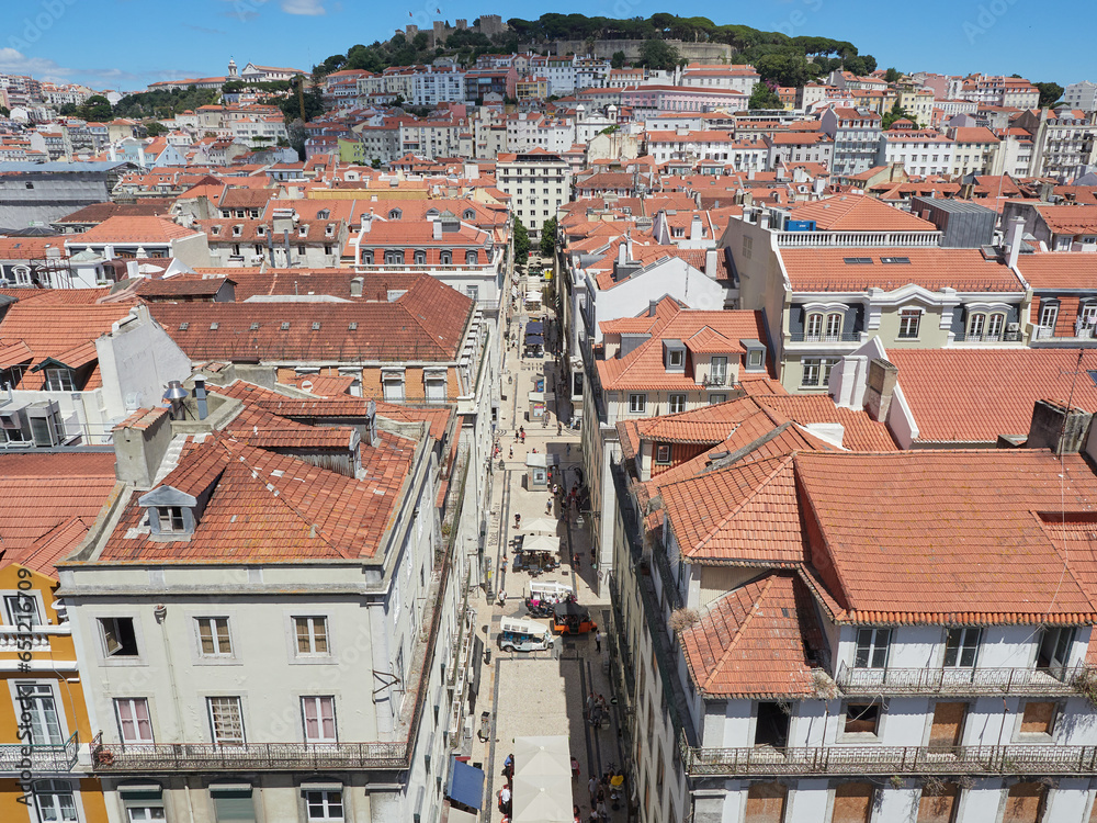 Blick über Lissabon, die Hauptstadt Portugals