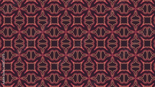 Red Abstract Animated Pattern