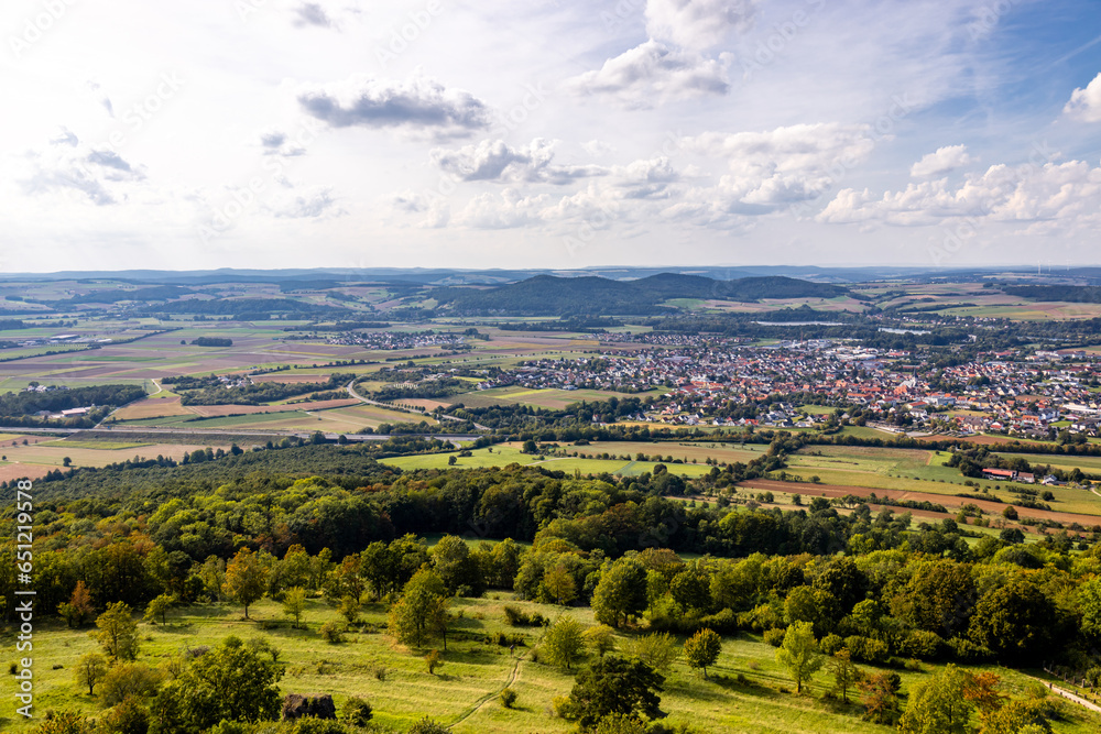 Spätsommerwanderung durch das oberfränkische Land bei Bad Staffelstein - Bayern - Deutschland