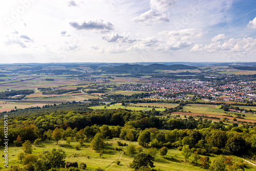 Spätsommerwanderung durch das oberfränkische Land bei Bad Staffelstein - Bayern - Deutschland photo