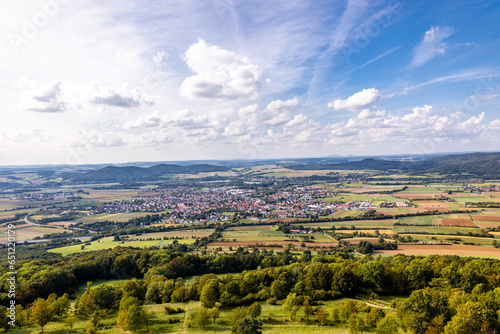 Spätsommerwanderung durch das oberfränkische Land bei Bad Staffelstein - Bayern - Deutschland photo