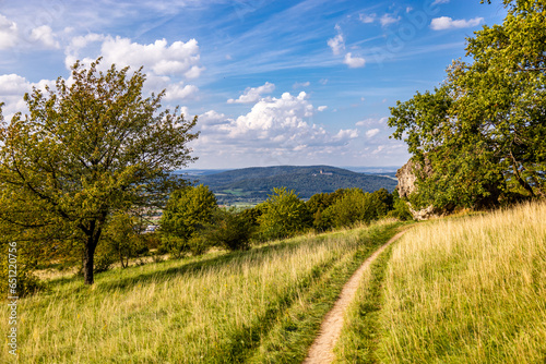 Spätsommerwanderung durch das oberfränkische Land bei Bad Staffelstein - Bayern - Deutschland photo