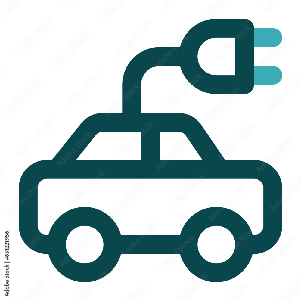 electric car icon for illustration electric car icon for illustration