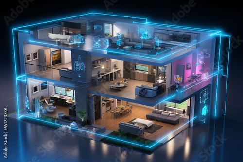 smart home control with internet of things and augmented reality