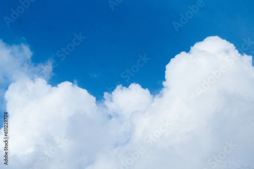 blue sky with clouds