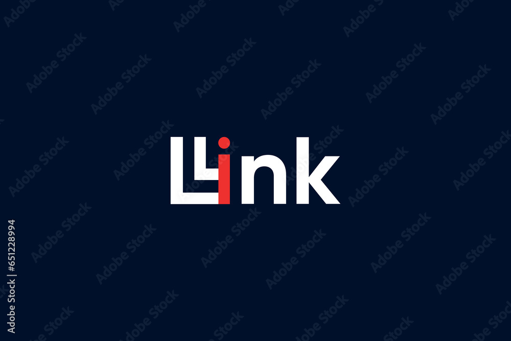 vector minimalist letter l link logo design vector minimalist letter l link logo design
