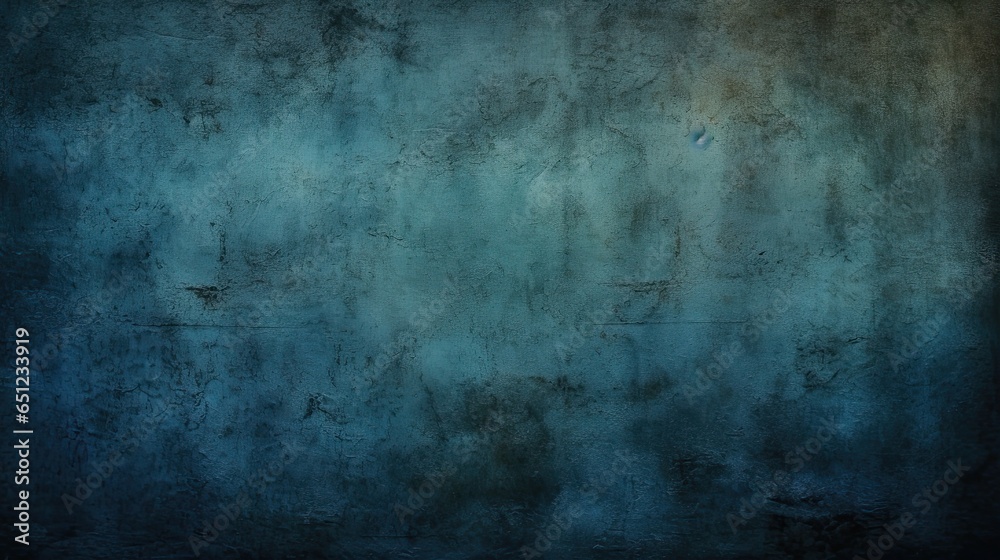 Obraz premium Dark blue wall with a black background