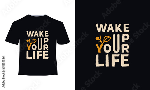 Quotes, motivational, inspirational, streetwear and typography t-shirt design. Black t shirt design template