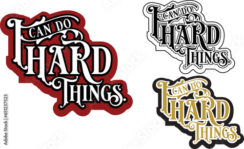 Inspirational Quote File - Modern Stickers