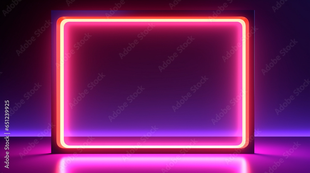 Futuristic Neon Square Showcase Futuristic Neon Square Showcase