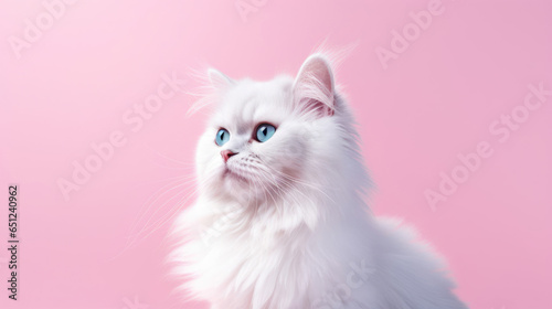 Fancy Cat, advertising photography, Pastel color palette background