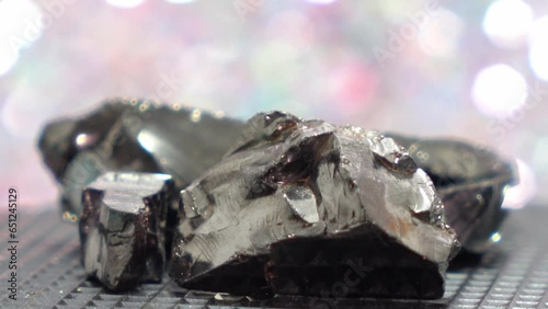 Wallpaper Mural Shungit is a black rock that consists mainly of carbon Torontodigital.ca