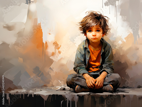 Child is depressed