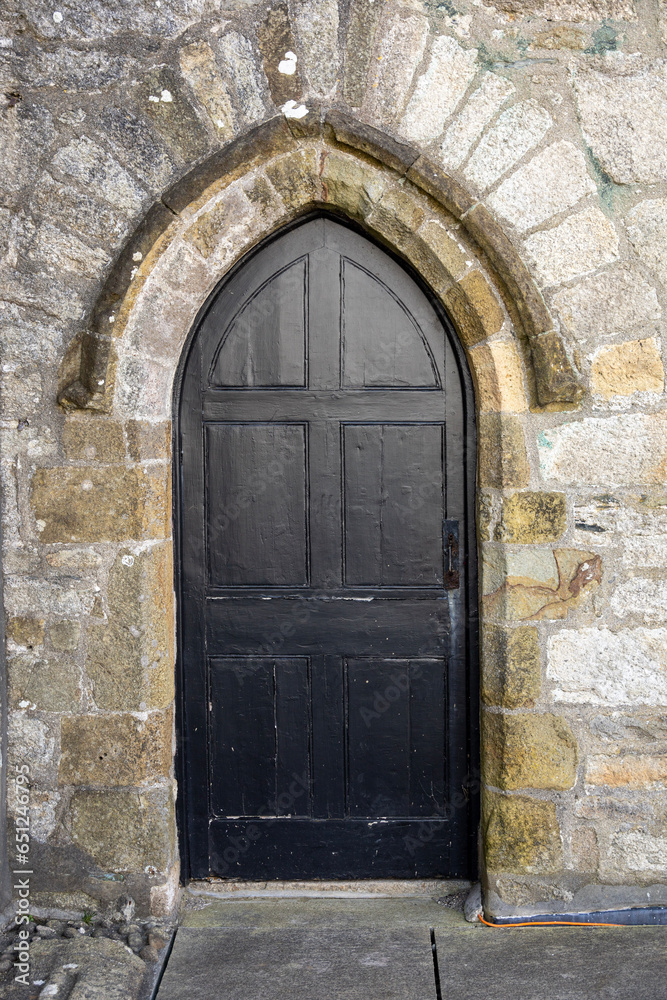 old wooden door