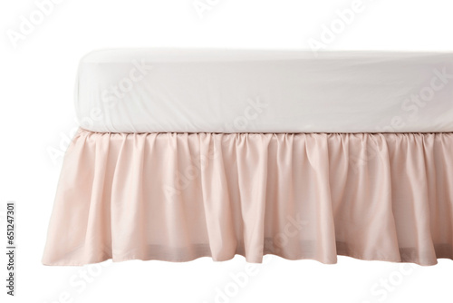 Isolated Bedskirt on transparent background. Generative AI © shair
