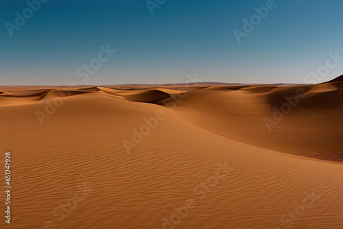 beautiful view of calm desert under sky  © HalilKorkmazer