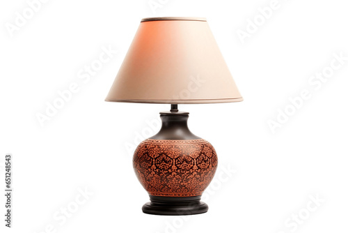 Isolated Lamp on transparent background. Generative AI