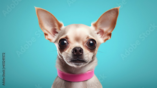 Fancy Chihuahua   advertising photography    Pastel color palette background