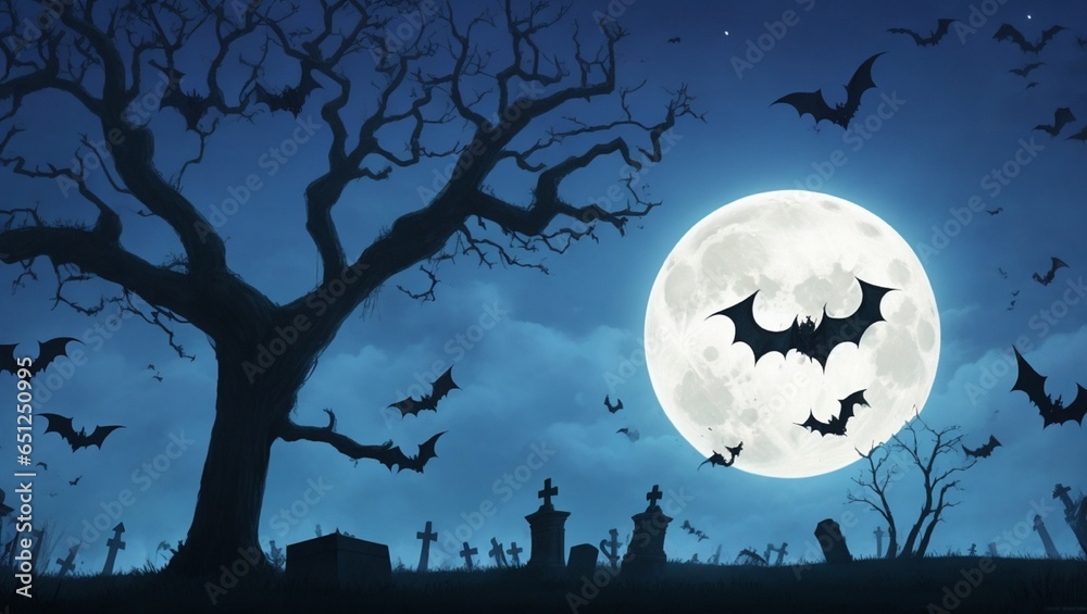 halloween night background