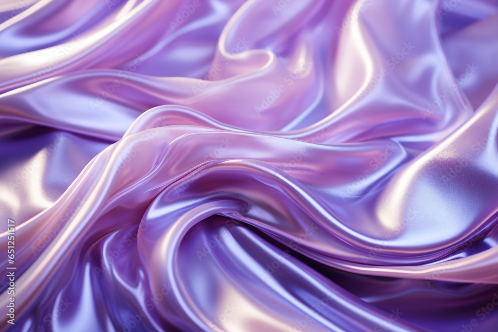 Obraz premium Purple Holographic Foil Elegance, a Dazzling Texture Background Infused with Futuristic Shimmer and Mesmerizing Iridescent Brilliance