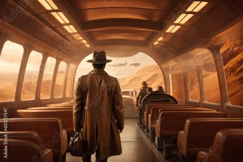 Temporal Odyssey: Time Traveler's Journey Through Eras