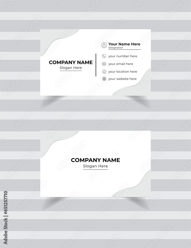 Fototapeta premium Creative Business Card Design