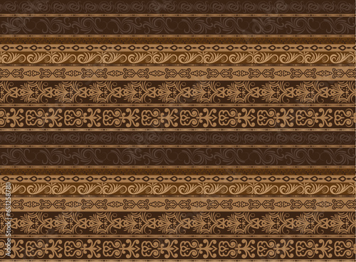 Exquisite Textile Digital Print Allover Design.Textile Digital Print border Design.