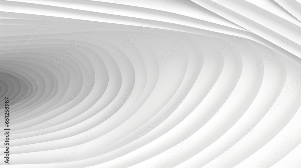 Fototapeta premium Striped white background 3D wavy pattern, elegant striped abstract pattern.
